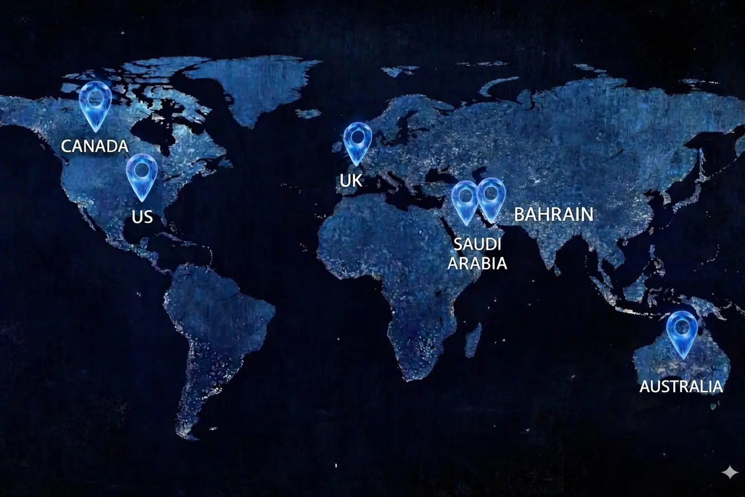 Global technology network visualization